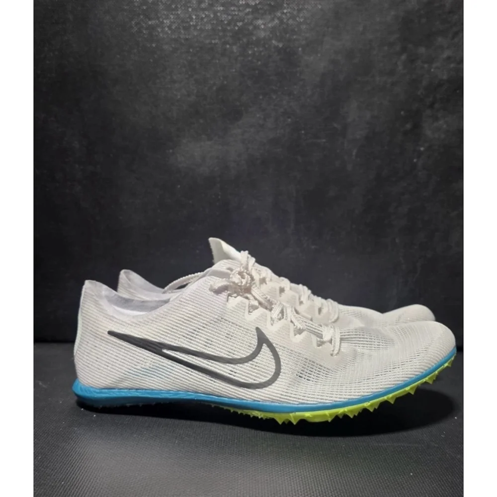 Nike Zoom Mamba 6 "White Bright Spruce" DR2733-102 Track Cleats size 12 - Picture 3 of 5